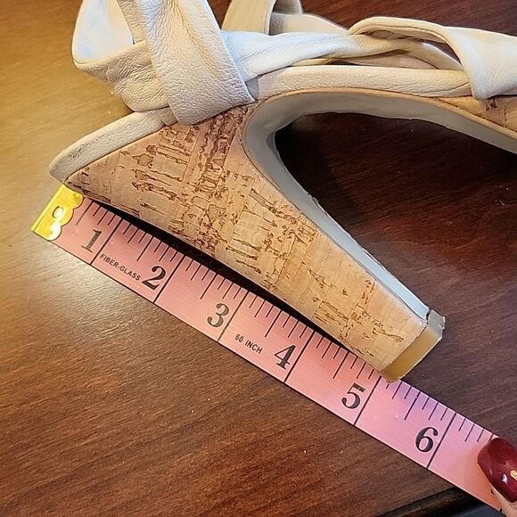 ESP faux leather wrap sandals - Picture 9 of 10